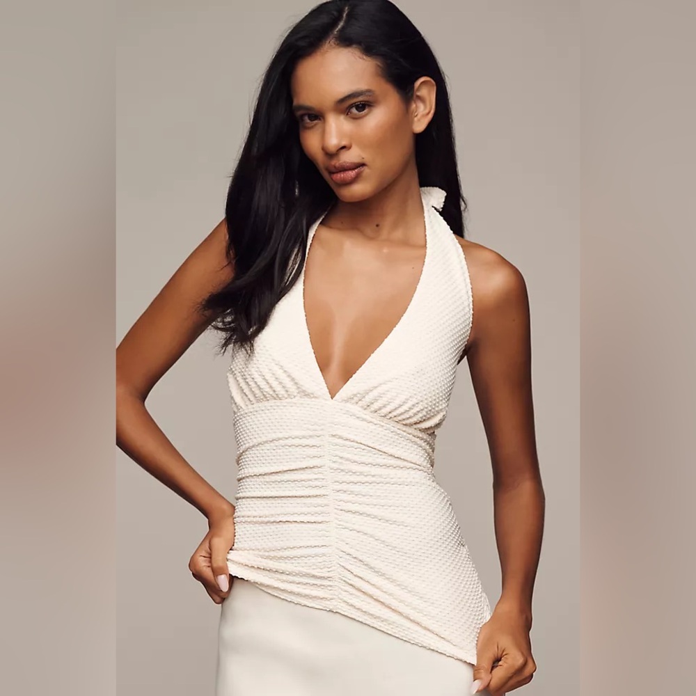 Porridge Rhea V-Neck Halter Top